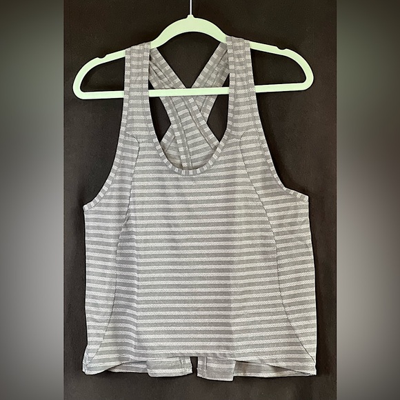 Zyia Gray Nimbus Split Back Tank (Sz Lg) - Picture 4 of 16